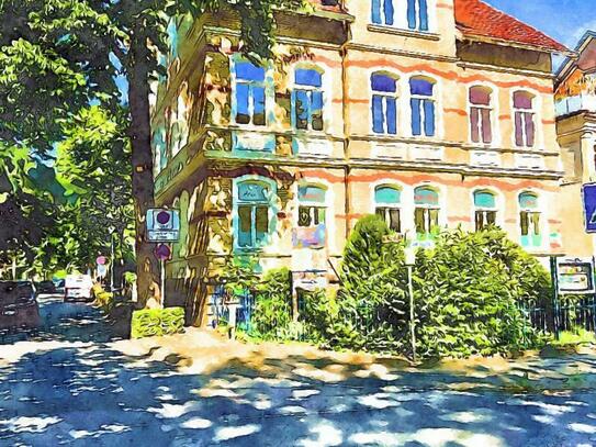 ::: Erstbezug I Luxus kernsanierte KfW 70 ee I Bel Etage Wohnung Denkmal Villa I Panorama Kurpark :::