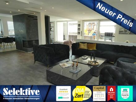 Ihre einmalige Chance! - Penthousewohnung mit 90m² Dachterrasse, eigenem Schwimmbad und Doppelgarage