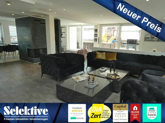 Ihre einmalige Chance! - Penthousewohnung mit 90m² Dachterrasse, eigenem Schwimmbad und Doppelgarage