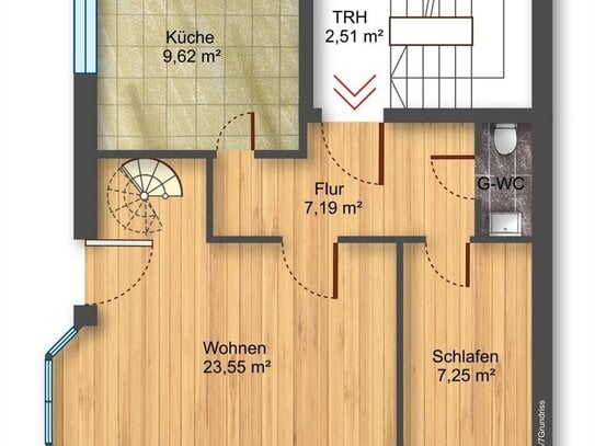 Charmante 2,5-Zimmer-Wohnung mit großem Garten in Hamburg-Niendorf zu kaufen!