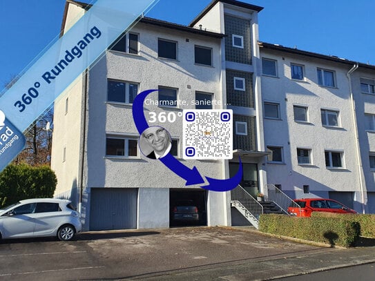 Charmante, sanierte 3-Zimmer-ETW im 3. OG, hochwertiger Einbauküche in gepflegtem 6-Parteien-Haus.