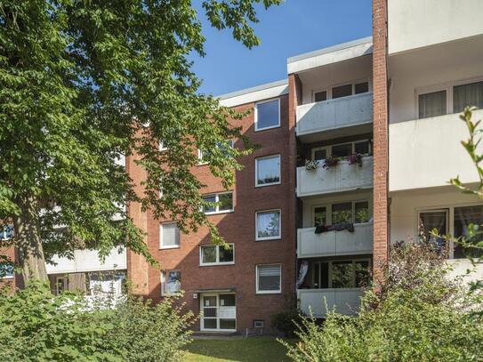 Helle 3 ZKB-Balkon-Wohnung im Erdgeschoss in Leer-Leeort - sofort bezugsfrei!