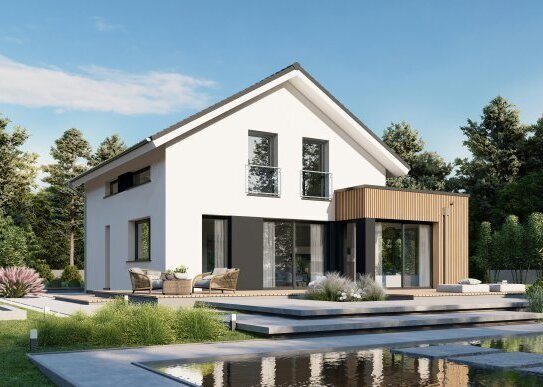 DAN-WOOD House - Wir bauen Ihr schlüsselfertiges KfW40 Niedrigenergiehaus (KFN + QNG möglich)