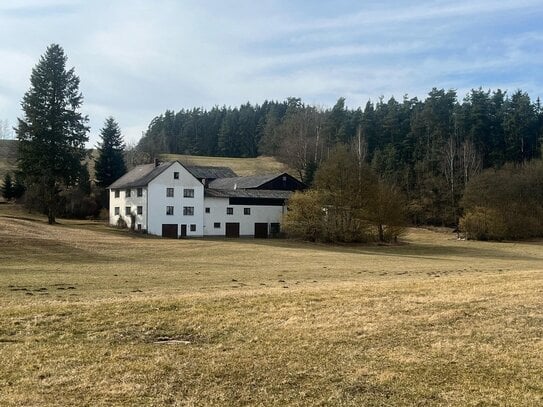 Alleinlage ° Wohnhaus mit Stallungen und viel Land