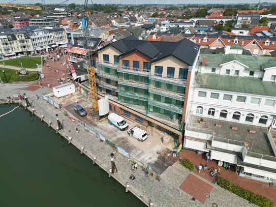 Büsum/Hafen: 3 Zimmer Neubauwohnung Nr. 6 mit offener Wohnküche und Balkon