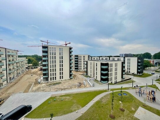 Noch zu errichtende 2-Zimmer-Wohnung mit Nord- Westbalkon und offener Küche in Rostock-Lichtenhagen