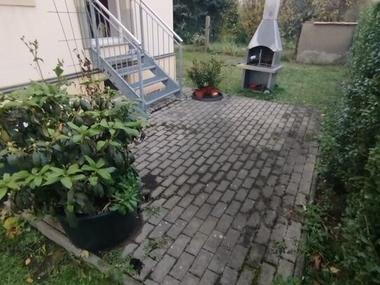 Hübsche 3-Zimmer-Whg. im EG * Wohnküche mit Zugang Terrasse * Bad mit Fenster * Heidenau