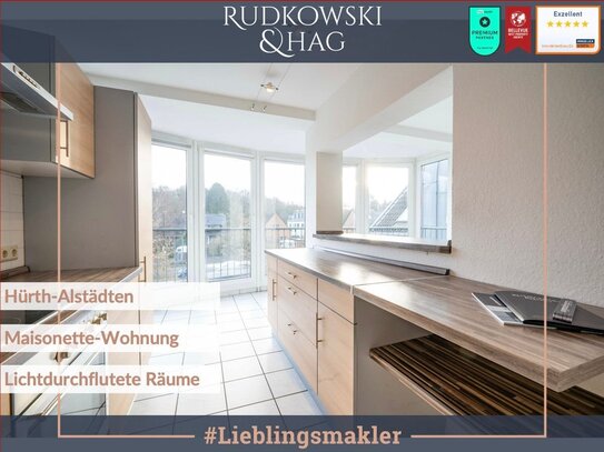 Hürth-Alstädten || Maisonettewohnung || Südbalkon