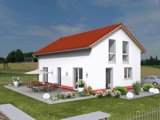 Sonnige Ortsrandlage, Neubau 6-Zimmer-Haus mit Garage und PV-Anlage