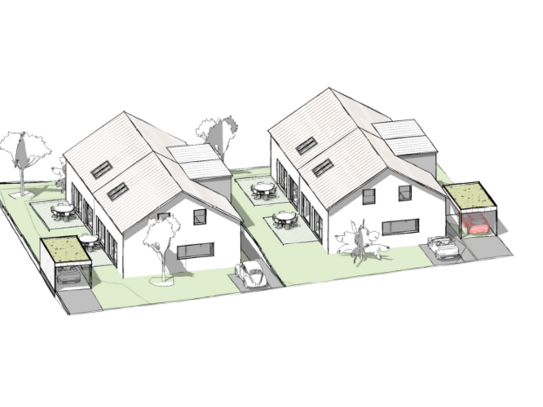 Neubau-Doppelhaushälfte in Top-Lage von Neumarkt – stilvoll & energieeffizient!