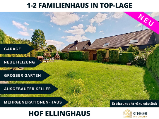 Einfamilienhaus für zwei Generationen mit ausgebautem Keller, Garten und Garage in TOP-Lage!