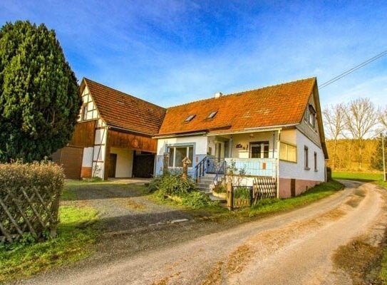 Idyllisches Einfamilienhaus mit viel Platz für eigene Ideen, mit Nebengebäude und Garten