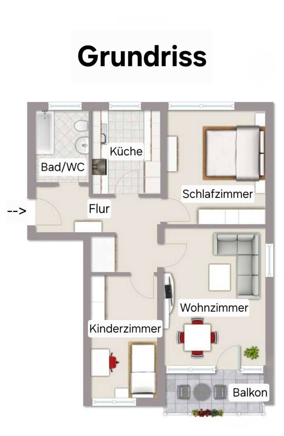                                                               Hochwertige Wohnung ruhig im Gr&uuml;nen                                                       in Gebersdorf (Nürnberg)