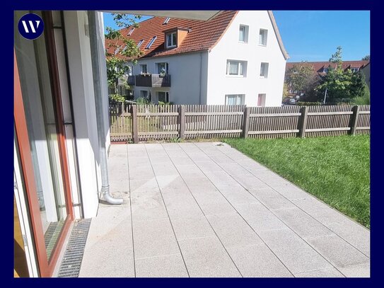 *Terrassen-Wohnung mit Blick ins Grüne* 3 Zimmer, heller Wohnbereich, Einbauküche, Tageslichtbad