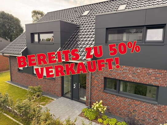 Neubau DG-Wohnung im Süden von Schüttorf (Effizienzhaus 40+) Jetzt 5% degressive AfA sichern! Qualität hat eine neue Ad…