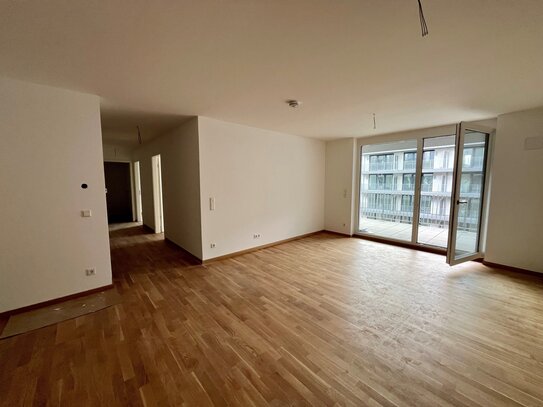 Erstbezug 01.02.2025! Große 3-Zimmer-Wohnung mit Balkon und EBK!