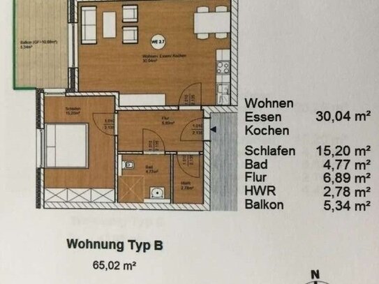 Barrierefreie Komfortwohnung / Neubauqualität / Aufzug / einzugsfertig / große Terrasse / Stellplatz direkt am Haus ver…