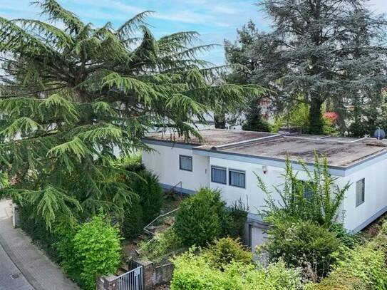 RARITÄT HOESCH HAUS: 1 von 200! Stahl-Bungalow! B-Plan-Gebiet! seitl. Biebricher Allee!