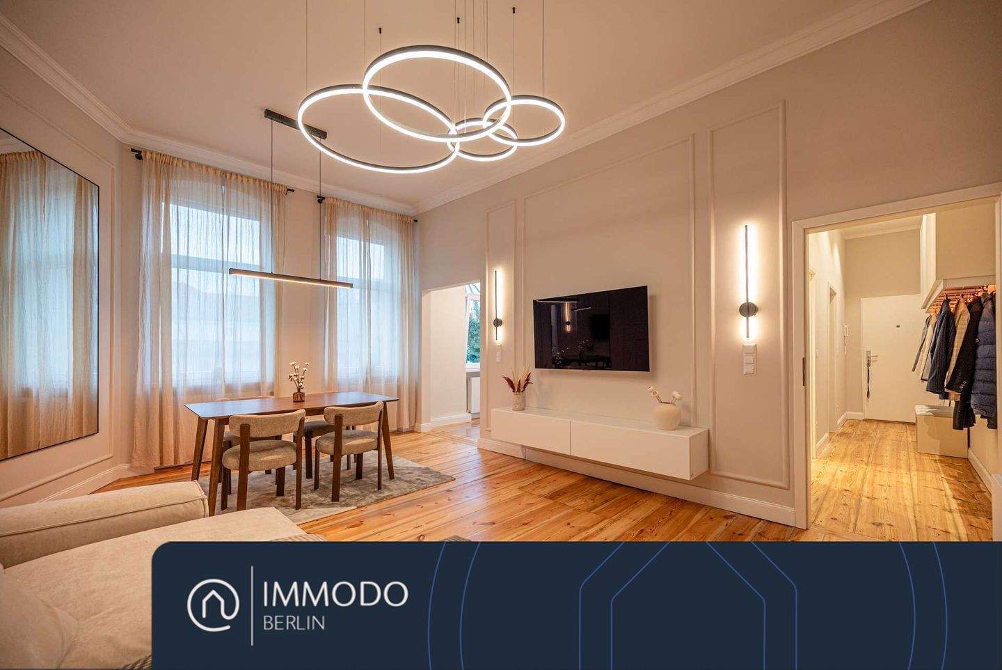 ?? Wohnen auf höchstem Niveau am Roseneck - hochwertig sanierte Designer-2-Zi.-Whg im Hinterhaus