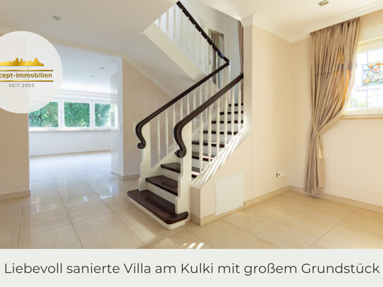 ** Bezugsfreie Villa am Kulkwitzer See | Hochwertig saniert | Großes Grundstück **