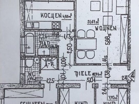 4 - Zimmer - Wohnung