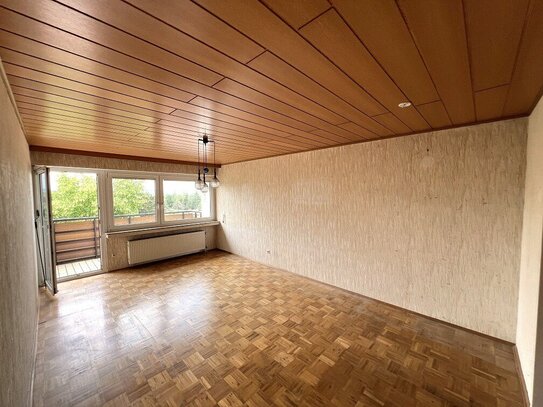 2 Zi.- ETW, ca. 60 m² Wfl., mit West-Balkon und Blick über die Dächer v. Nördlingen!