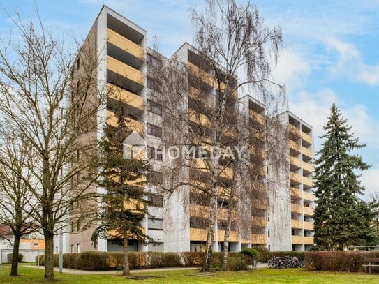 Charmante 1-Zimmer-Wohnung in Bayreuth mit Balkon und Garage