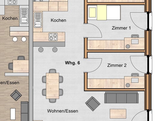 Winterbach - Riedwiesen - ökologisch, zukunftssicher + innovativ - 4 Zimmer Eigentumswohnung