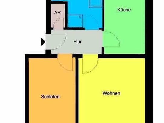 Perfekte Wohnung mit optimaler Raumaufteilung, Wohnküche und Tageslichtbad!