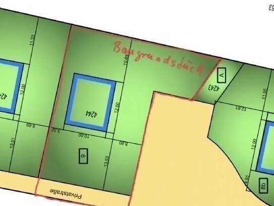 NEUBAUGEBIET traumhaftes & ruhiges Grundstück für ein Einfamilienhaus (Sackgasse und Privatstaße) i.d.N.d. Bergstedter…