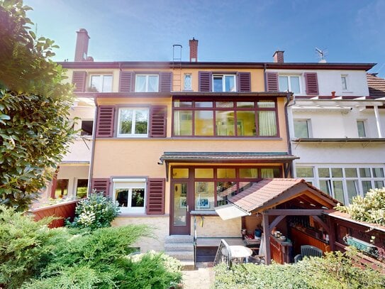 Reizvolles Reihenmittelhaus mit grosszügigem Garten in perfekter Lage am Rosenfelspark in Lörrach