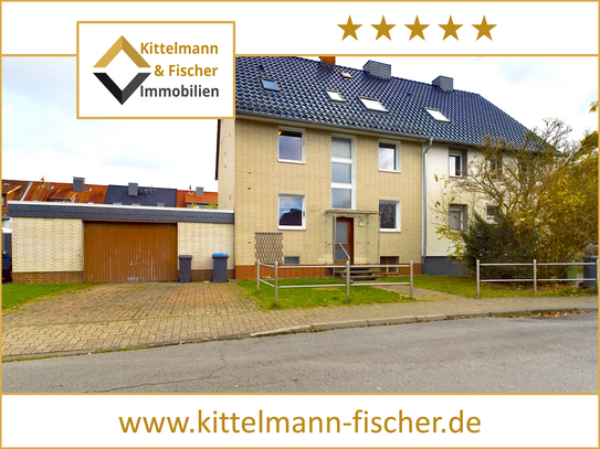 EINFAMILIENHAUS IM HERZEN WOLFSBURGS! EIGENTUMSGRUNDSTÜCK, KELLER, FERNWÄRME, NEUES DACH, GARAGE