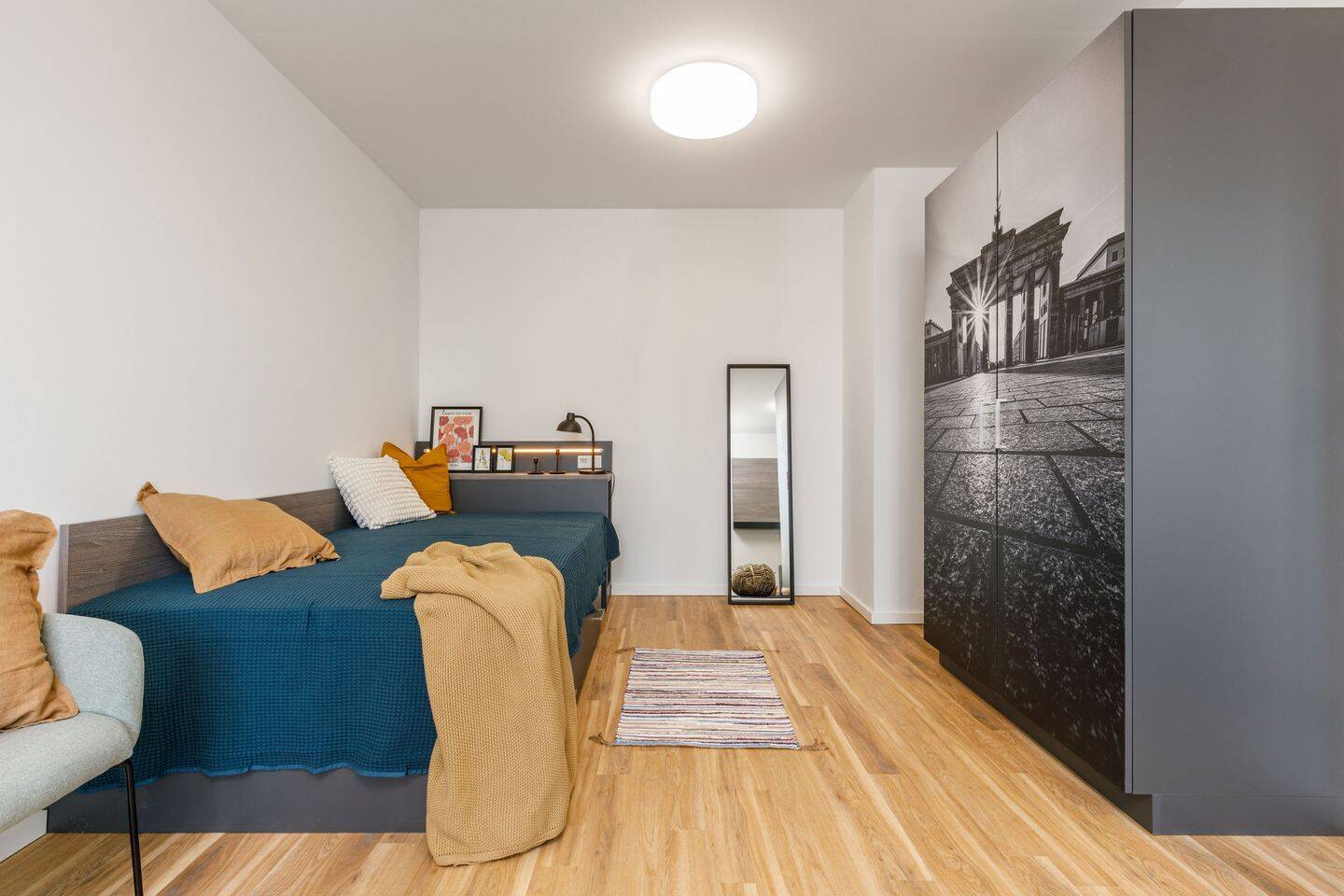 Willkommen in Ihrer voll möblierten Singlewohnung! Warmmiete inkl. Strom und Internet! - Photo 1