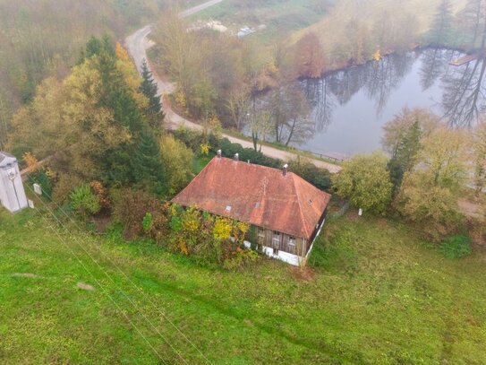 Mühle mit Weiher