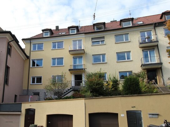 Eigentumswohnung mit Terrasse und Garten. Traumblick auf die Innenstadt - sofort beziehbar