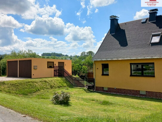 Sofort einziehen und wohlfühlen - Doppelhaushälfte in Marienberg OT Ansprung - ruhig und sonnig!!