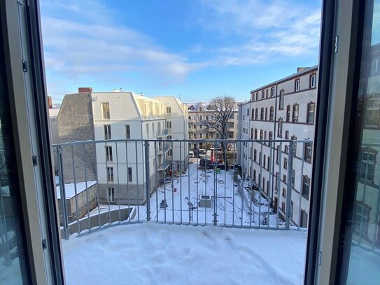 bezugsfrei: Wohnung mit Balkon zum Innenhof, Geothermie