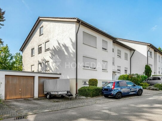 Gepflegte Erdgeschosswohnung mit Loggia und Garage