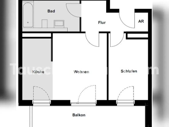 [TAUSCHWOHNUNG] Neubau, 2 Zimmer, 50 qm, 600 warm, EG, Südterasse, Elbnähe