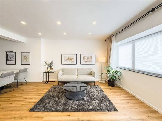 Frisch errichtetes, voll möbliertes 2-Zimmer-Apartment mit Garten