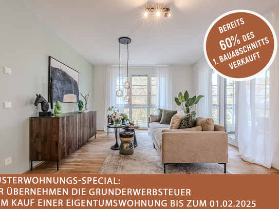 *MUSTERWOHNUNGS-SPECIAL* Ihr persönlicher Rückzugsort - 2-Zimmer-Wohnung mit hochwertiger Ausstattung