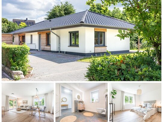 Seniorengerecht und Erstbezug: Bungalow/Endhausteil mit Terrasse und Garten in Schülp bei Rendsburg