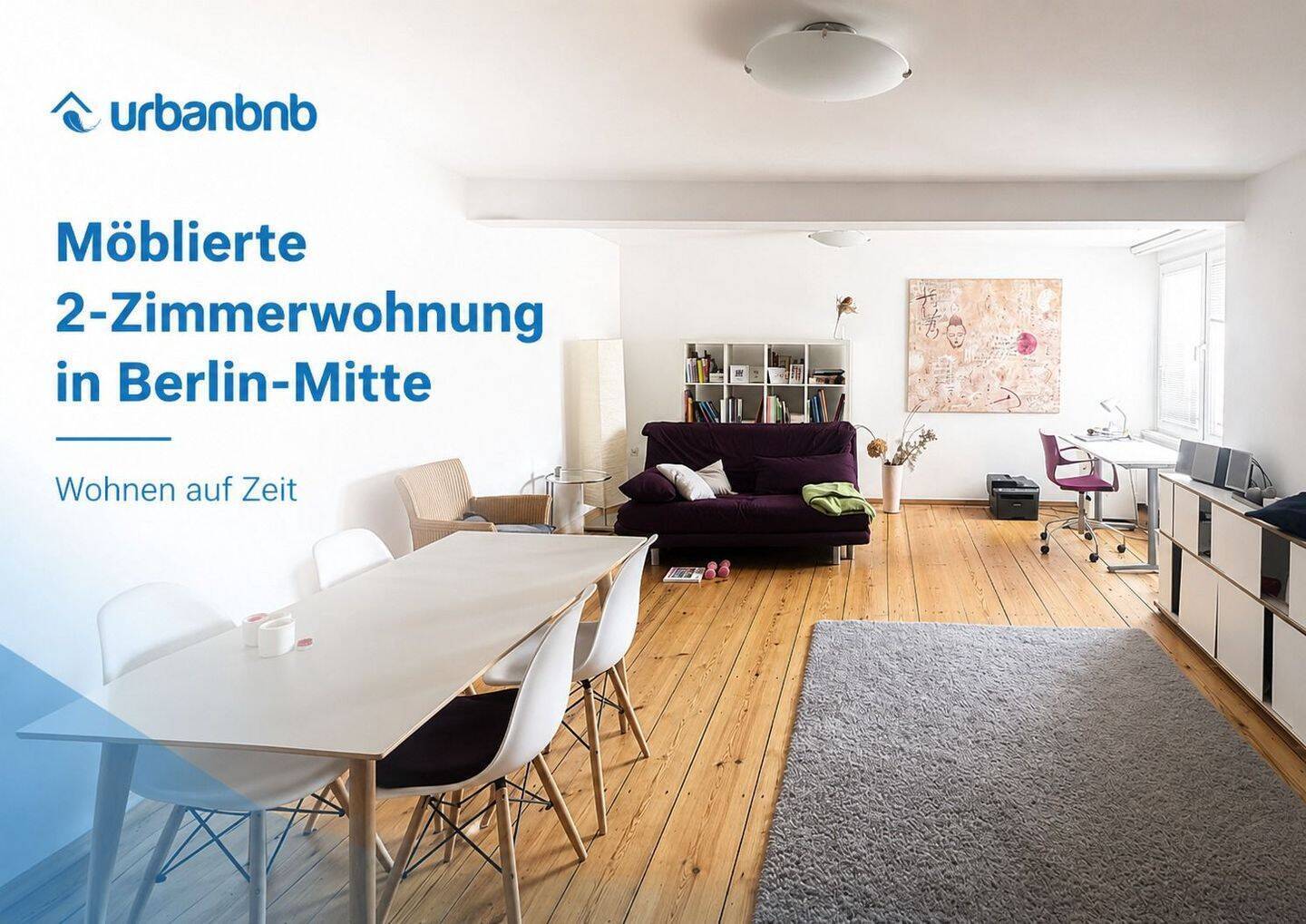 2-Zimmerwohnung Berlin-Mitte - Wohnen auf Zeit - flexibel und möbliert - Photo 1