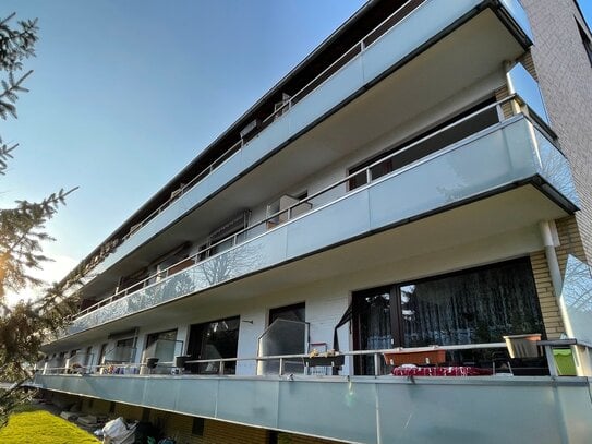 Schöne und kompakte Wohnung in zentraler Lage, helle, sehr gut geschnittene 2-Zimmer, Südbalkon