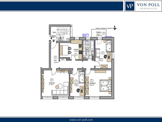 Schicke 4-Zimmer-Wohnung zuverlässig vermietet