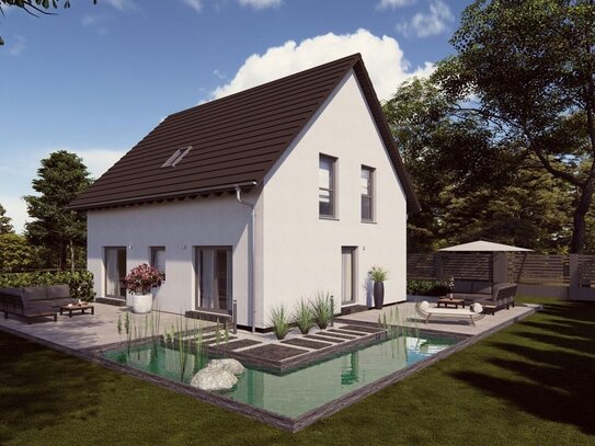 Tolles kleines Zweifamilienhaus ! Je Wohnung mit halben Grundstück nur 310.000,-EUR !