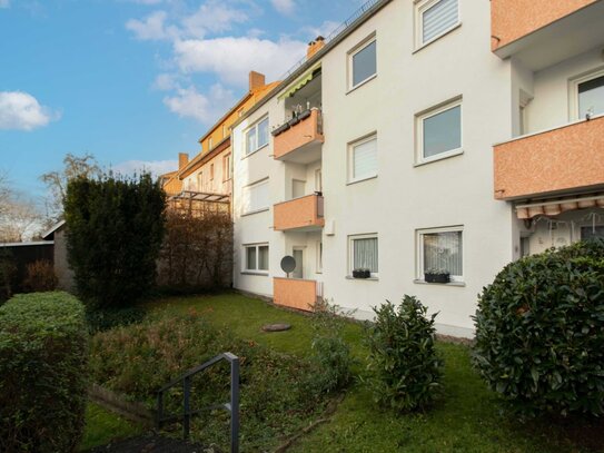 Gemütliche Souterrain-Wohnung mit Balkon und brandneuem Badezimmer