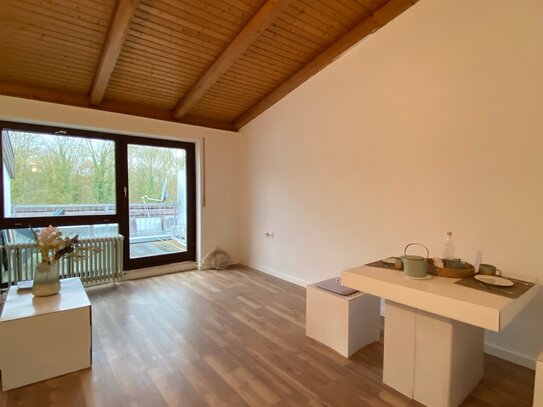 Charmante 2 Zimmer-Wohnung in Kirchberg a.d. Jagst, saniert, Küche, Balkon