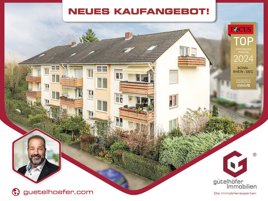 Für Kapitalanleger! Solide vermietete 4-Zimmerwohnung mit Balkon und Garage in Remagen