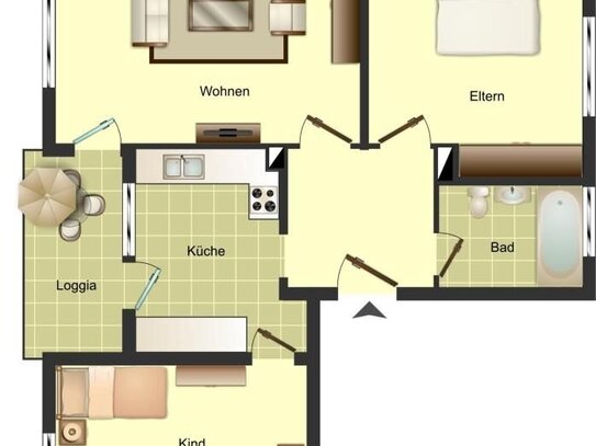 3-Zimmer-Wohnung in Höxter